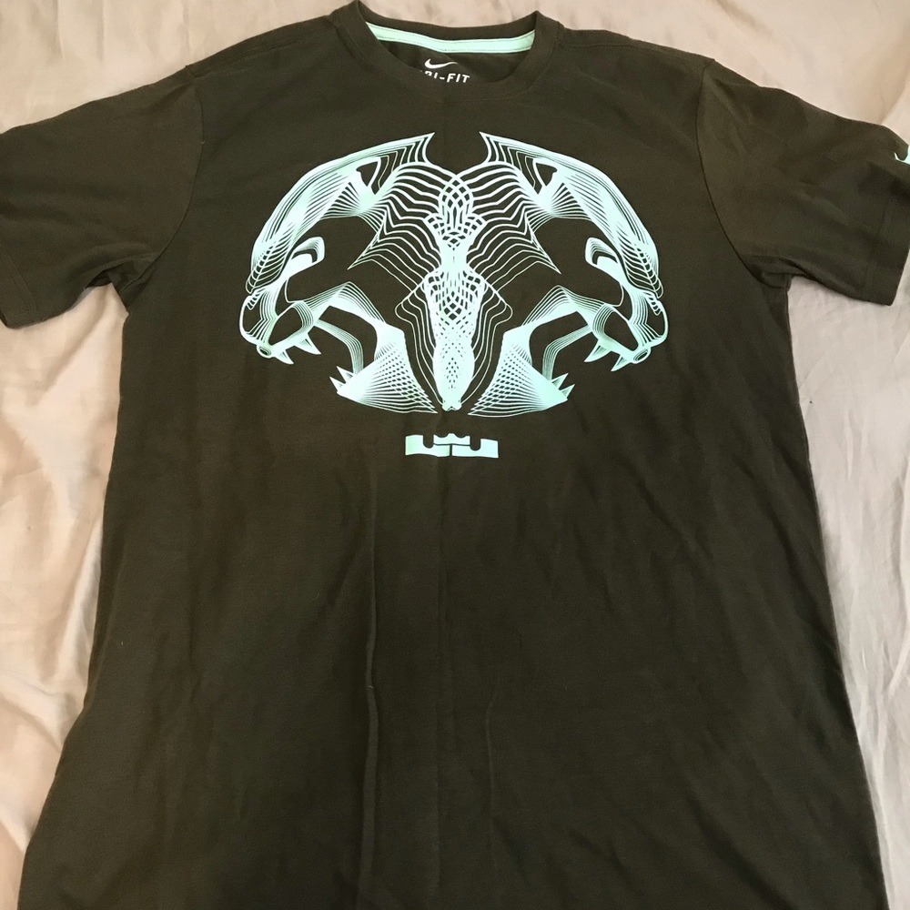 Lebron james dri fit nike shirt size m